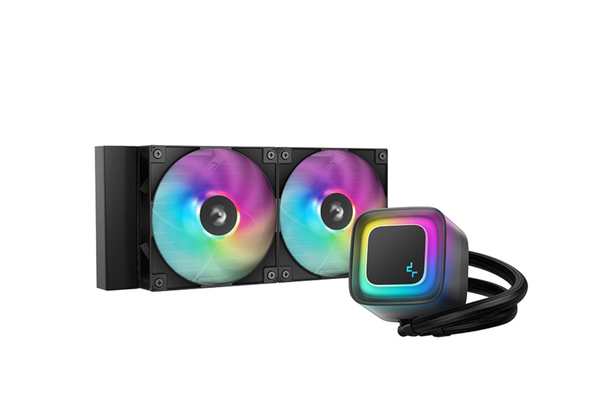 DeepCool LE240 V2 Liquid Cooler 240mm 6th Gen Pump up to 3400 PWM, Hydro Bearing, IntelLGA1851/1700/1200/1151/1150/1155, AMDAM5/AM4 DeepCool LE240 V2 Liquid Cooler 240mm 6th Gen Pump up to 3400 PWM, Hydro Bearing, IntelLGA1851/1700/1200/1151/1150/1155, AMDAM5/AM4
